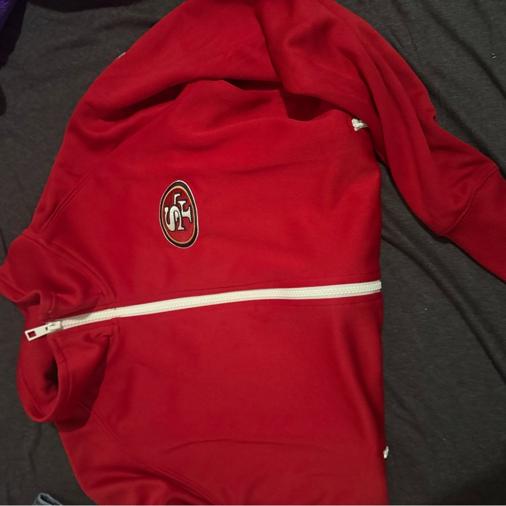 49ers Nike zip up sweater size M women’s